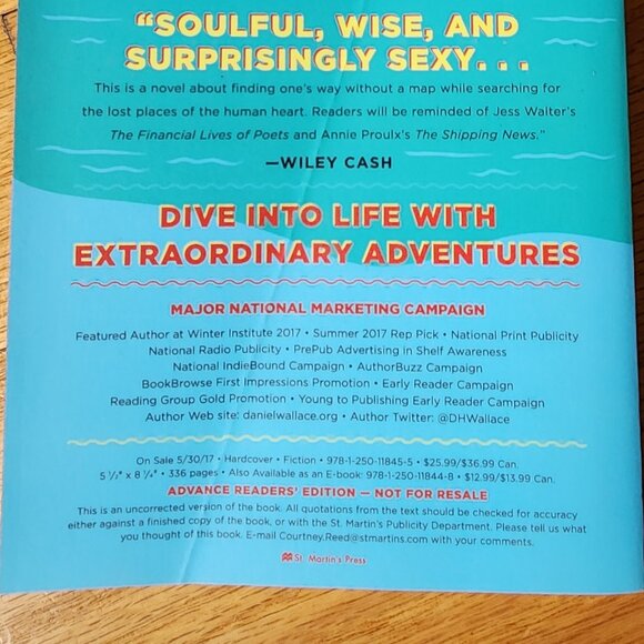 NWOT Extraordinary Adventures Paperback Novel By Daniel Wallace - Picture 10 of 10